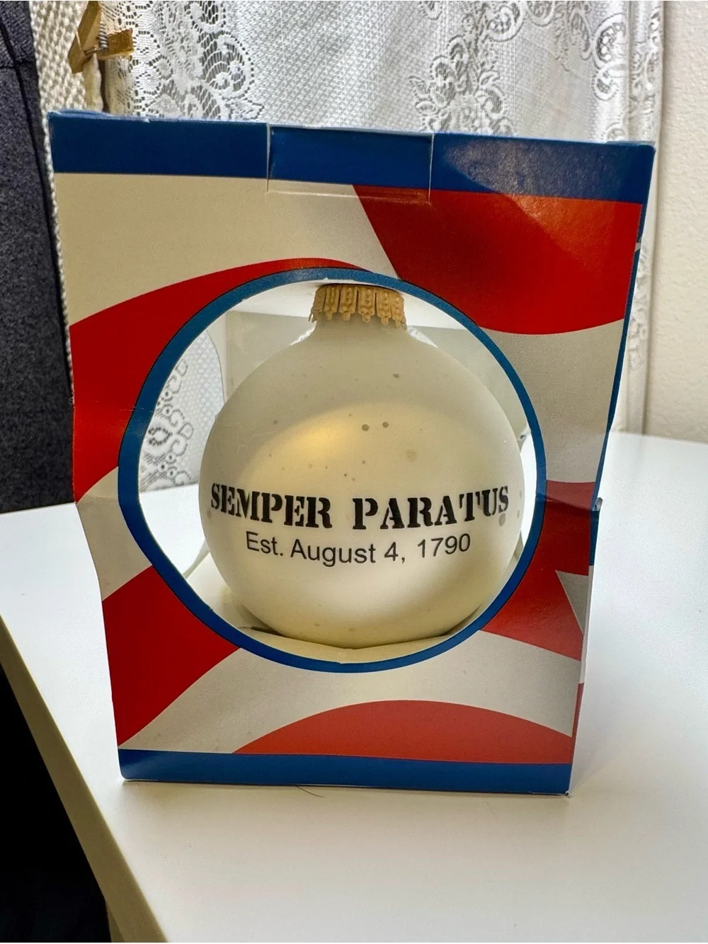 U.S. Coast Guard American Pride Ornament - Red, White & Blue